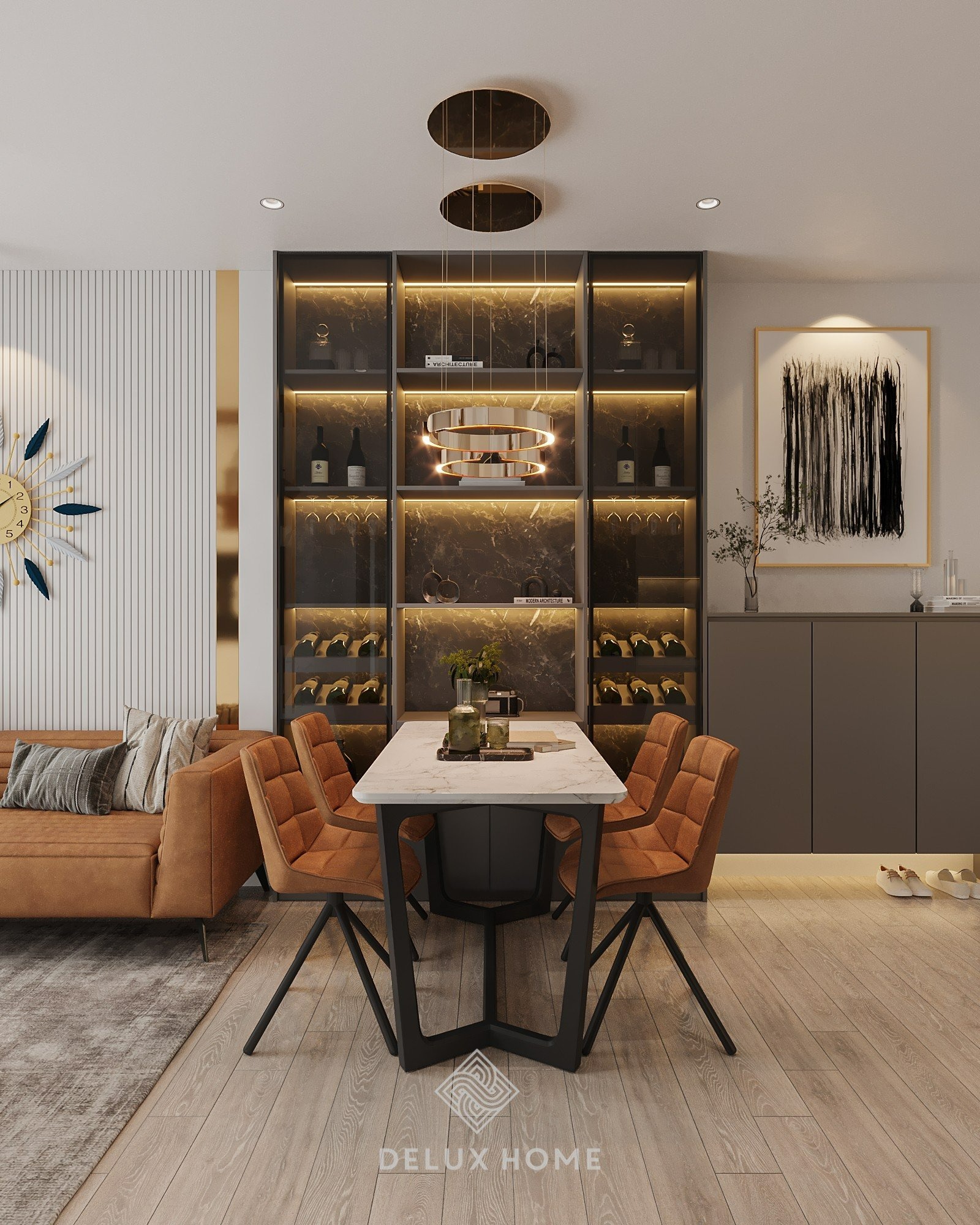 phong khach chung cu nho